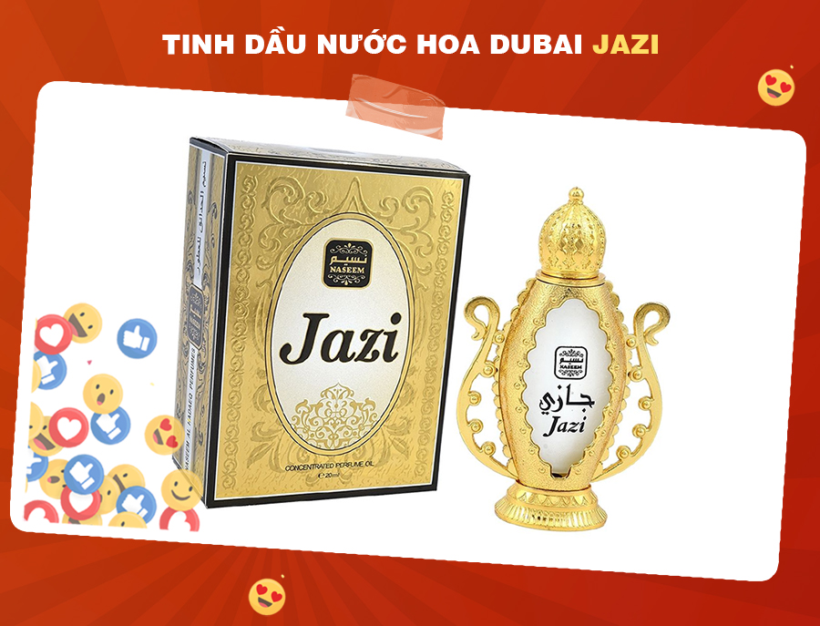 tinh dầu nước hoa Dubai Jazi