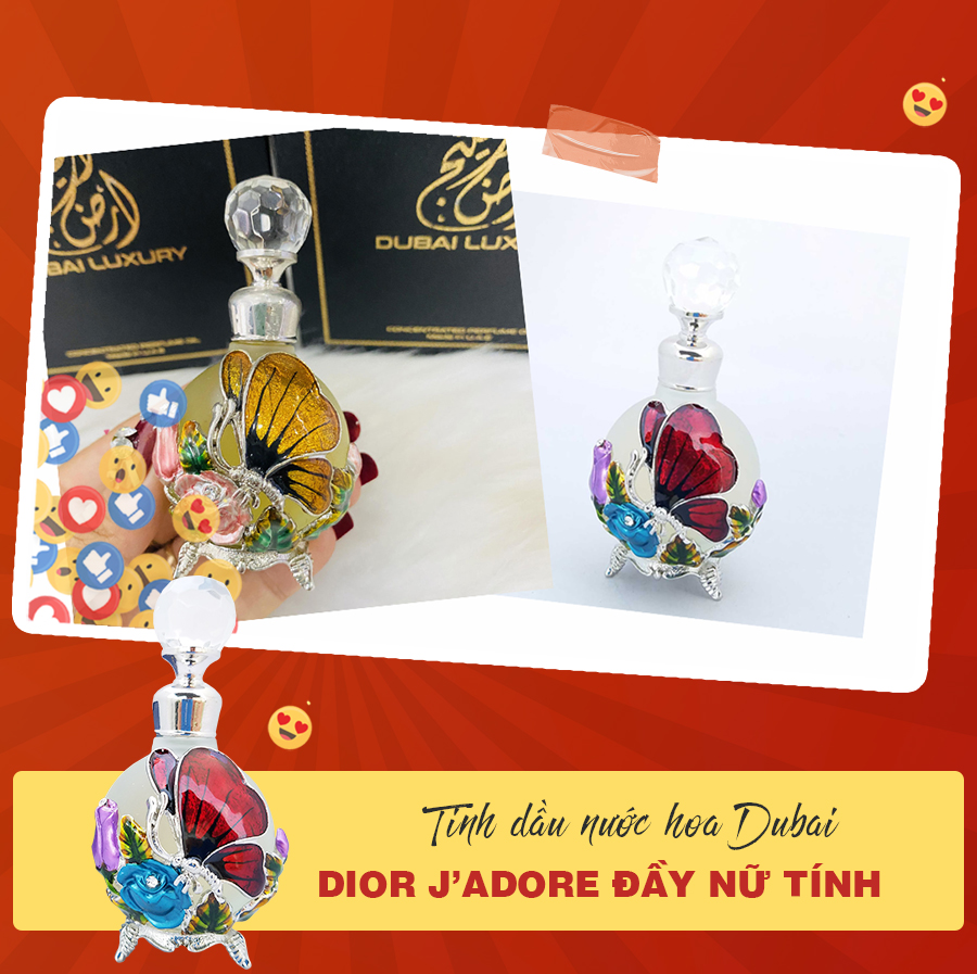 Tinh dầu nước hoa Dubai Dior J’adore mùi hương chạm đến cảm xúc