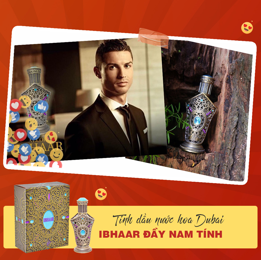 Tinh dầu nước hoa Dubai Ibhaar đầy nam tính