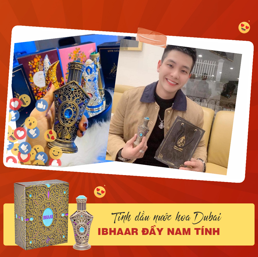 Tinh dầu nước hoa Dubai Ibhaar đầy nam tính