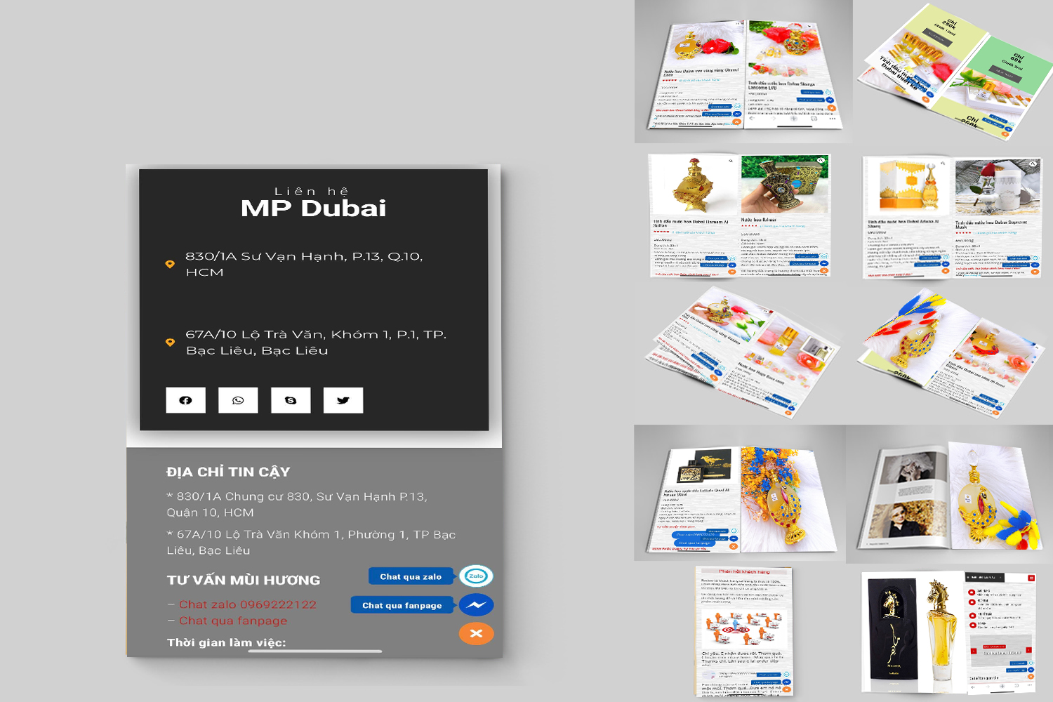 Tiệm bán tinh dầu nước hoa Dubai - MP Dubai