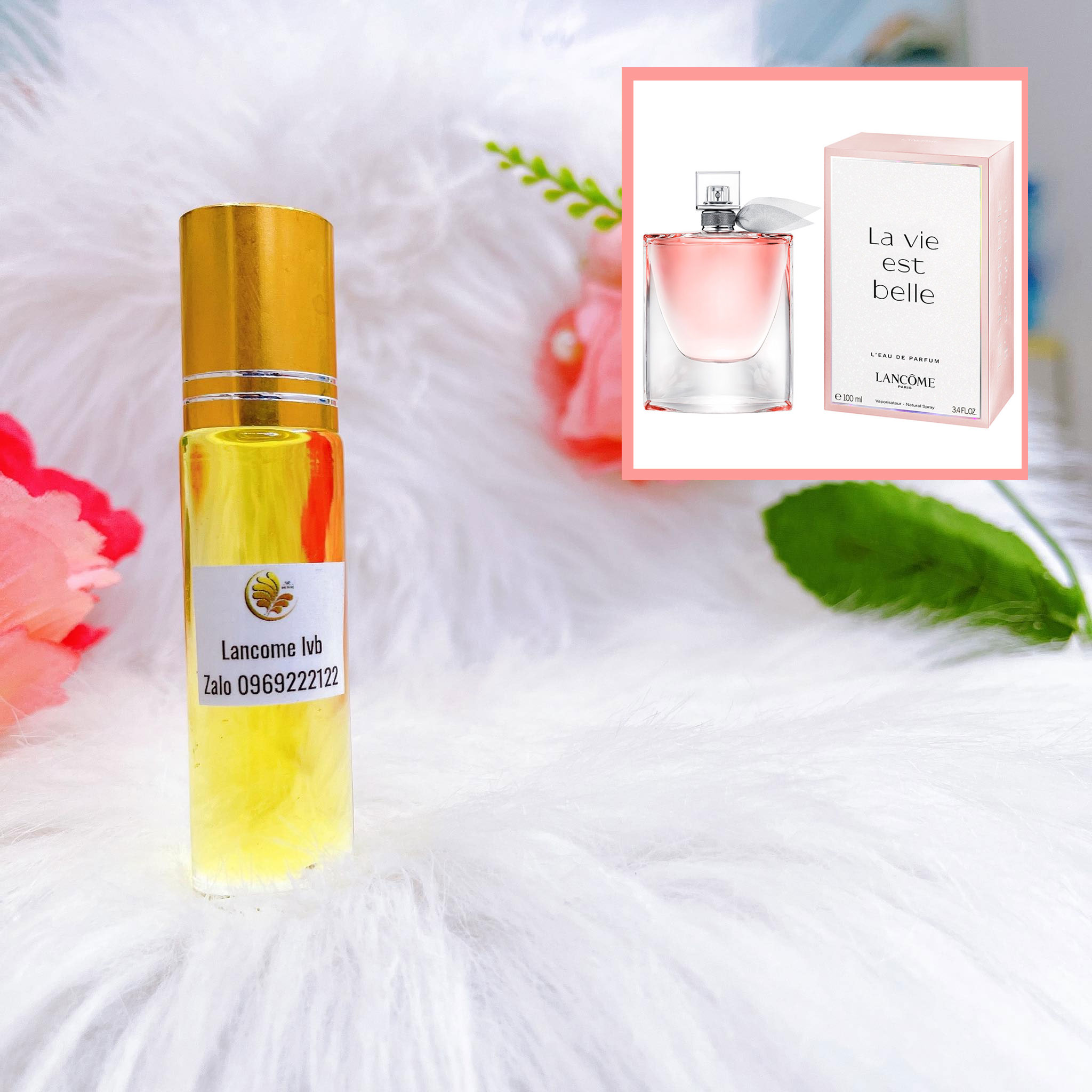 Tinh dầu nước hoa Dubai chiết dạng lăn mùi Lancome Lvb 10ml | MP Dubai Chuyên Tinh Dầu Nước Hoa Dubai