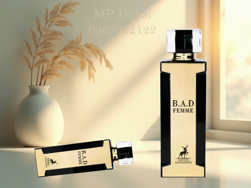 Nước hoa clone của Good Girl đen - Nước hoa B.A.D Femme Maison Alhambra 100ml-Chuyên tinh dau nuoc hoa Dubai - MP Dubai HCM - Bac Lieu https://chuyentinhdaunuochoadubai.com/